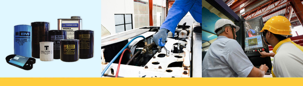 Refrigerated truck repair and maintenance at the Monzone workshop in Malaysia